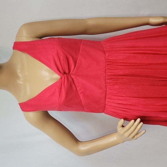 J Crew Smoked pink Sleeveless V Knot neck - Picture 3 of 17